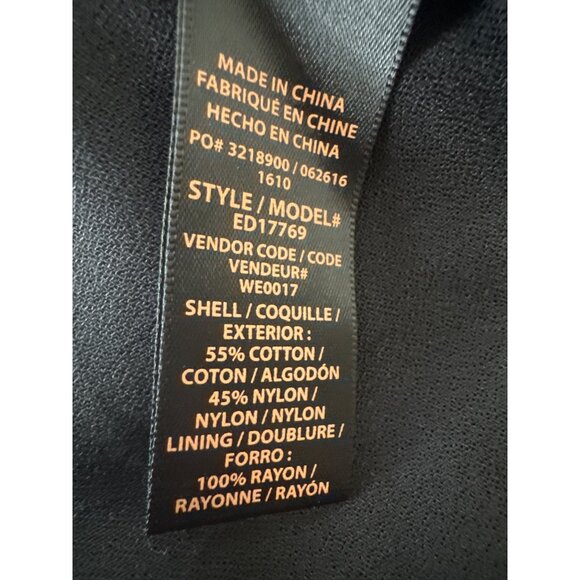 2/$30 Ella Moss XS Black Mini Textured Long Sleeve Dress - Picture 13 of 15